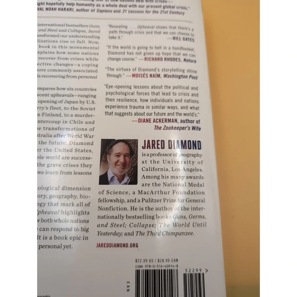 Upheaval : Turning Points for Nations in Crisis by Jared Diamond (2020, Trade...